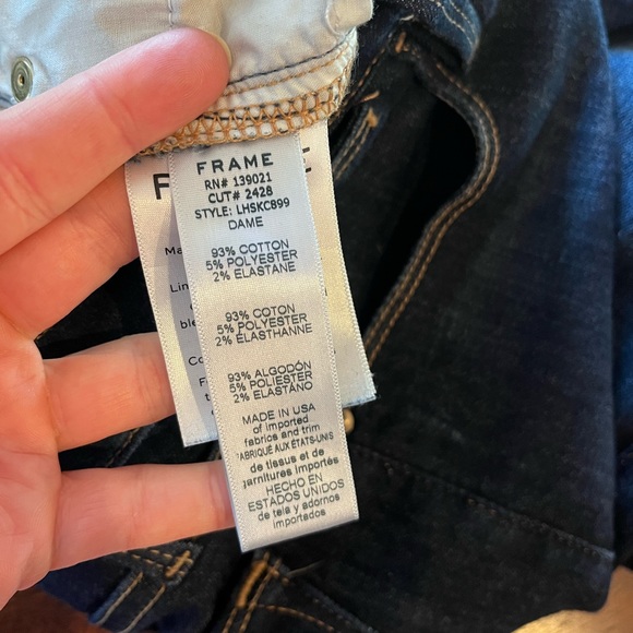 Frame Denim || Le High Skinny Crop Jeans - Picture 10 of 10